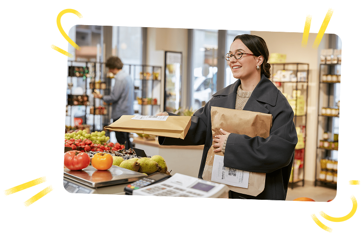 Vinted Go parcel pickup locker at 298 Danforth Deli